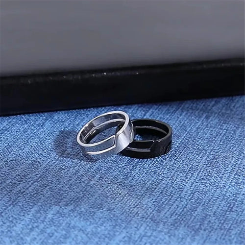 Stainless Steel Minimalist Band Ring for Couples