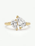 925 Sterling Silver Teardrop CZ Wedding Band for Women