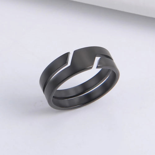Stainless Steel Minimalist Band Ring for Couples